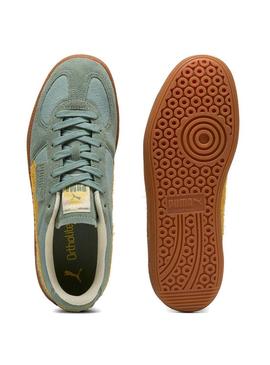 Sapatos Puma Palermo verde para homem.