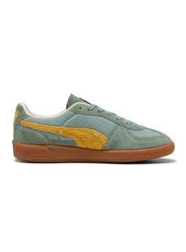 Sapatos Puma Palermo verde para homem.