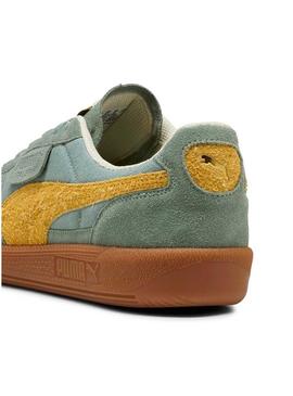 Sapatos Puma Palermo verde para homem.