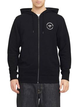 Moletom Jack and Jones Simon preto para homem