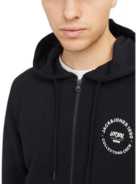 Moletom Jack and Jones Simon preto para homem