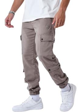Calça cargo marrom da Project X Paris para homens