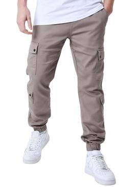 Calça cargo marrom da Project X Paris para homens