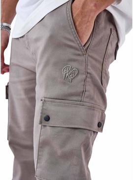 Calça cargo marrom da Project X Paris para homens