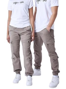 Calça cargo marrom da Project X Paris para homens
