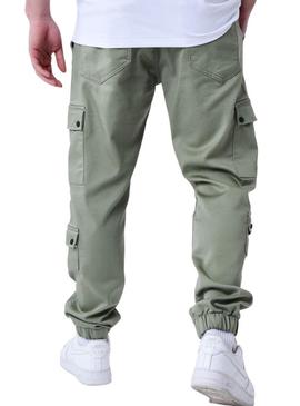 Calça Project X Paris verde cargo para homem.