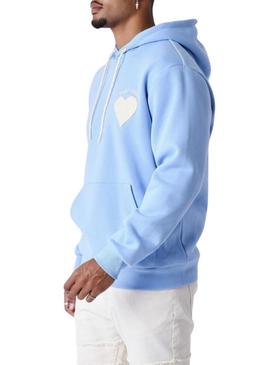 Moletom Project X Paris Coeur azul para homem