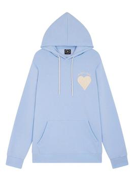 Moletom Project X Paris Coeur azul para homem