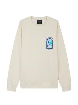 Moletom Project X Paris Santorini bege para homem.