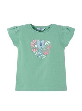 Camisola verde menta da Mayoral para menina