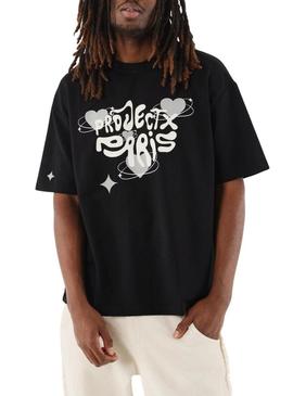 Camiseta Project X Paris Grafiti preto para homem