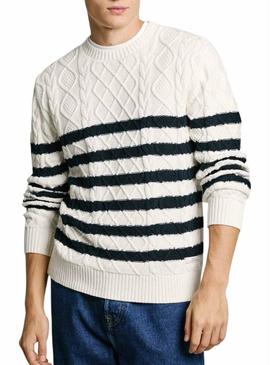 Camisa branca para homem da Pepe Jeans Lennon.