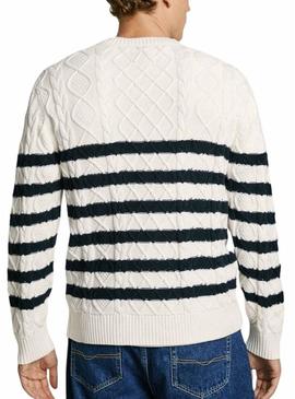 Camisa branca para homem da Pepe Jeans Lennon.