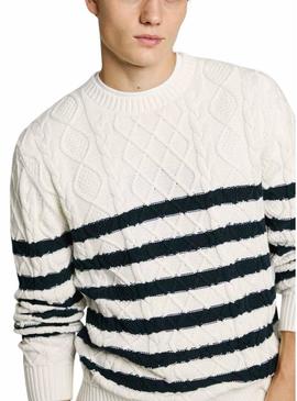 Camisa branca para homem da Pepe Jeans Lennon.