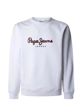Moletom Pepe Jeans Duke branco para homem