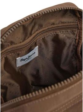 Bolsa Pepe Jeans Heich Bristol marrom para homem