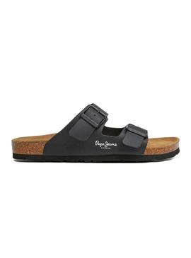 Sandálias Pepe Jeans Oban Classic preto para mulher