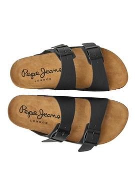 Sandálias Pepe Jeans Oban Classic preto para mulher
