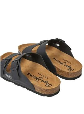 Sandálias Pepe Jeans Oban Classic preto para mulher