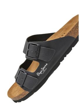 Sandálias Pepe Jeans Oban Classic preto para mulher