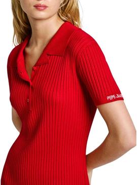 Vestido Pepe Jeans Patricia vermelho para mulher