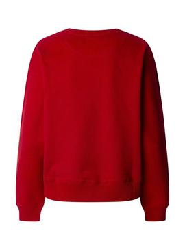 Moletom Pepe Jeans Reagan vermelho para mulher