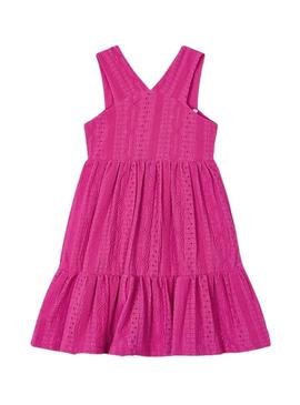 Vestido Mayoral estrutura rosa para menina