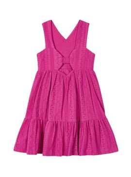 Vestido Mayoral estrutura rosa para menina