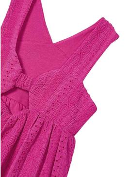 Vestido Mayoral estrutura rosa para menina