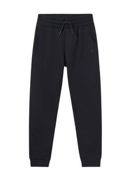 Calça esportiva básica preta Mayoral para menino.