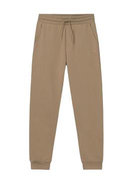 Calça desportiva Mayoral básica em camelo para menino