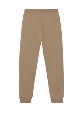 Calça desportiva Mayoral básica em camelo para menino