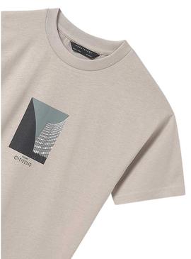 Camisola de ciudadanos beige da marca Mayoral para meninos.