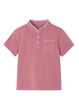 Polo Mayoral gola Mao rosa para menino.