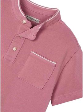 Polo Mayoral gola Mao rosa para menino.