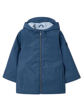 Capa de chuva Mayoral com capuz azul para menino