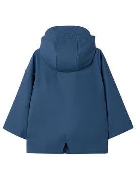 Capa de chuva Mayoral com capuz azul para menino