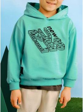 Moletom Mayoral athletics verde para menino.