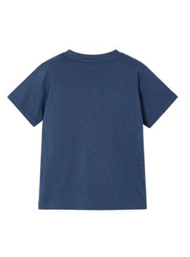 Camisa Mayoral estampada com padrão geométrico para menino.