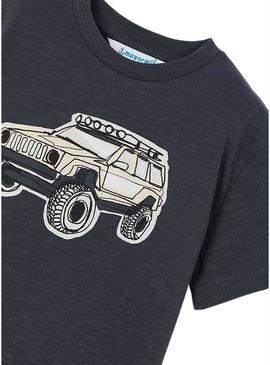 Camiseta Mayoral todo-terreno cinza para menino