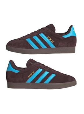 Sapatos Adidas Gazelle marrom para homem