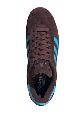 Sapatos Adidas Gazelle marrom para homem