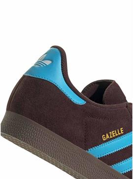 Sapatos Adidas Gazelle marrom para homem