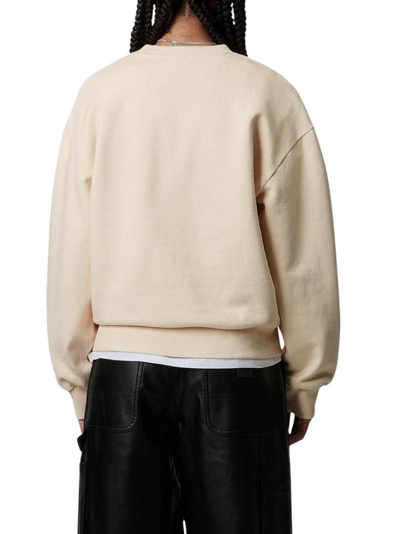 Moletom Carhartt Casey bege para mulheres