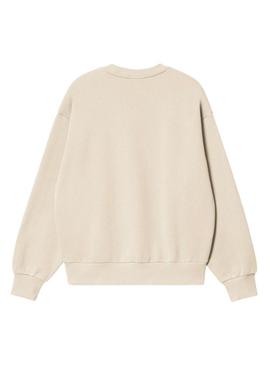 Moletom Carhartt Casey bege para mulheres