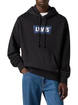 Moletom Levis Premium preto para homem.