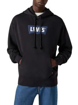 Moletom Levis Premium preto para homem.