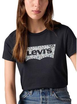 Camiseta Levi's Ananda Floral preta para mulher
