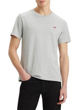Camiseta Levis Original cinza para homem