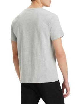 Camiseta Levis Original cinza para homem